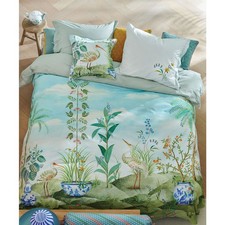Jolie White Cotton Quilt Cover
