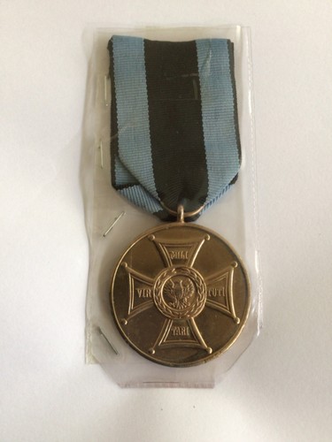 Polish gold medal for - merit, on