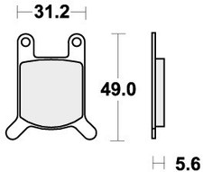 SBS Brake Pads Front For PUCH
