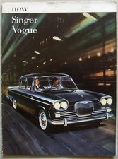 SINGER VOGUE Car Sales Brochure c1961 #804/H