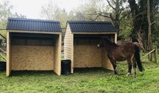 2x Animal Field Shelter 7ft x6ftx6ft Sheep/Goat /Pony /Timber Stable