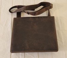 VISCONTI Mens Leather Satchel