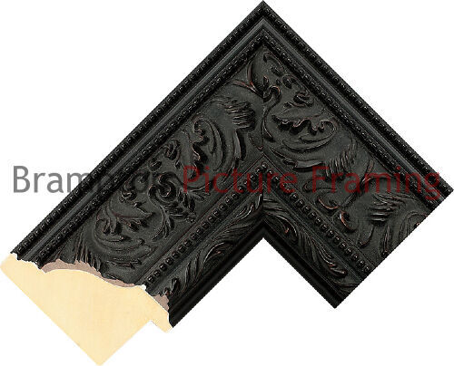 70mm wide black - black, wood