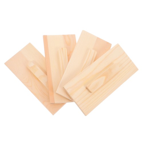 4pcs rectangular wooden - 4pcs,