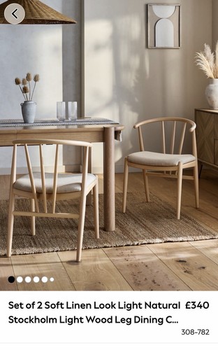 Next dining chairs table - next,