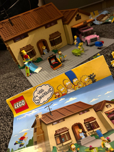 Lego the simpsons - lego, house