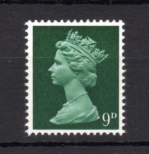 Gum arabic machin - 9d, unmounted