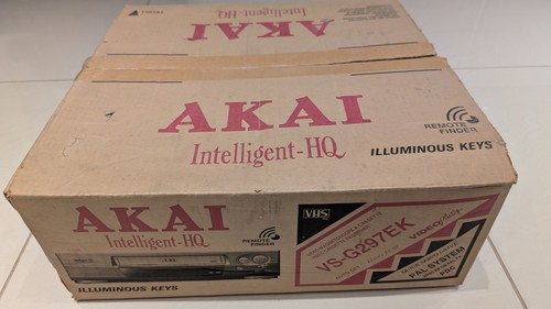 Akai video cassette recorder - akai,
