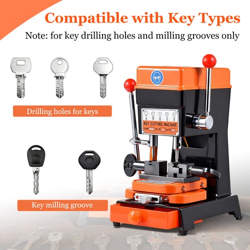 Vertical key cutting - key, machine