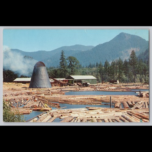Postcard northwest sawmill - a,