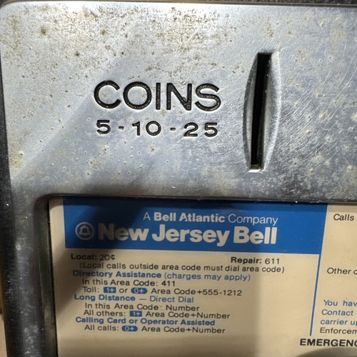 Vintage pay phone rotary - pay,