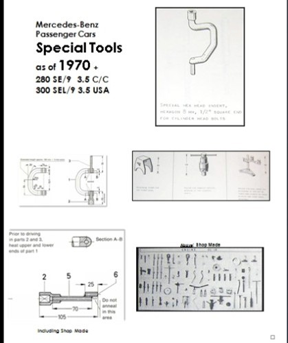 Mercedes special tools list - special,