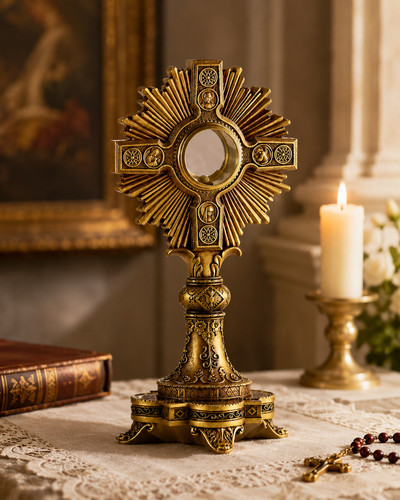 Resin and brass - brass, ornate