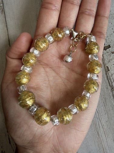 Vintage murano style gold - style, foil