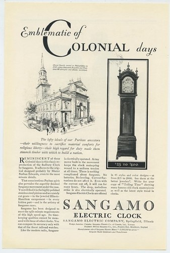 Sangamo electric clock - sangamo,