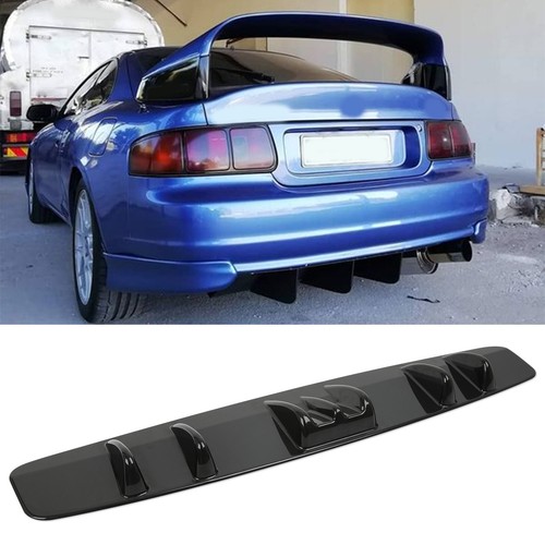 Gloss rear bumper diffuser - rear,