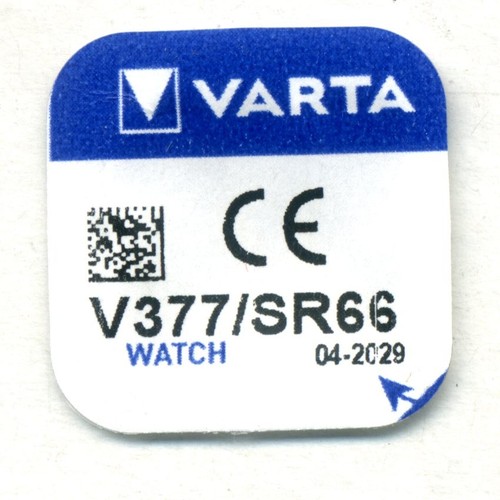 377 varta sr626sw v377 d377 - varta,