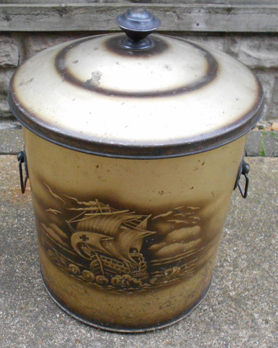 Vintage metal coal - vintage,