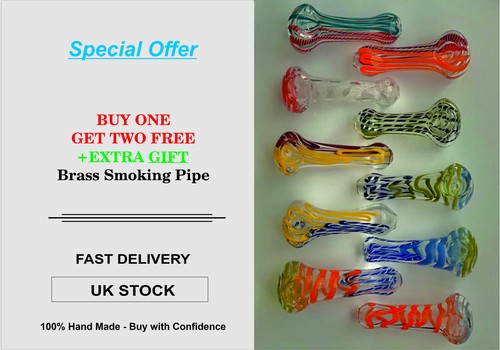 Mini smoking glass pipe - glass,