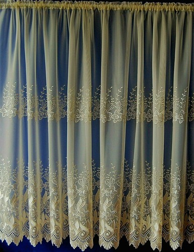 Vienna cream voile plain - a,