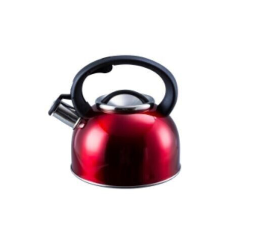 Whistling gas kettle metallic - whistling,