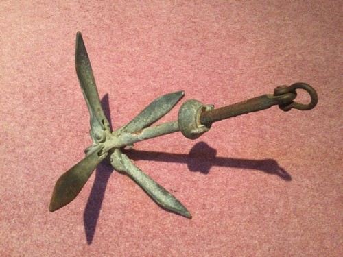 Vintage anchor galvanised - vintage,