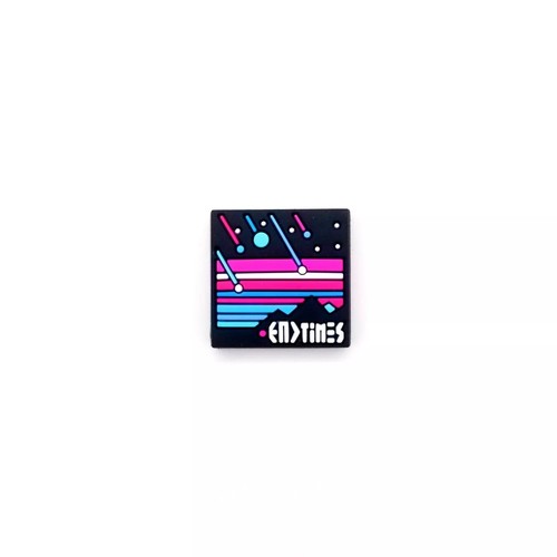 End times pvc rubber - end, 3d