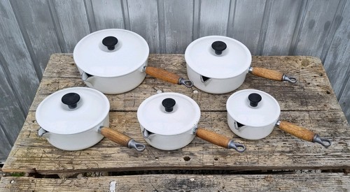 Vintage creuset set five - vintage,