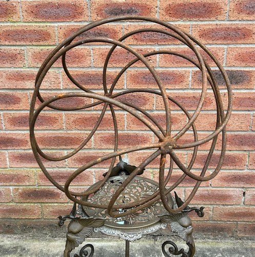 Hand forged rusty - iron, large