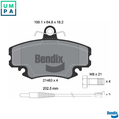 Brake pad set disc - pad,