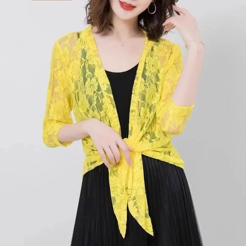 Ladies floral lace shrug - ladies,