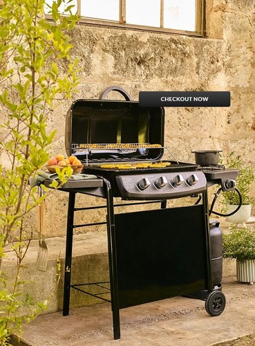 Uniflame burner gas barbecue - 4-burner,
