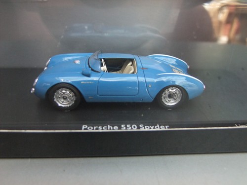 Porsche 550 spyder blue - porsche,