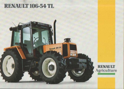 Renault 106 tractor - renault, 106-54