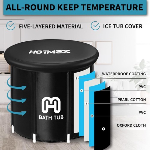 Hotmax portable large ice bath - large,