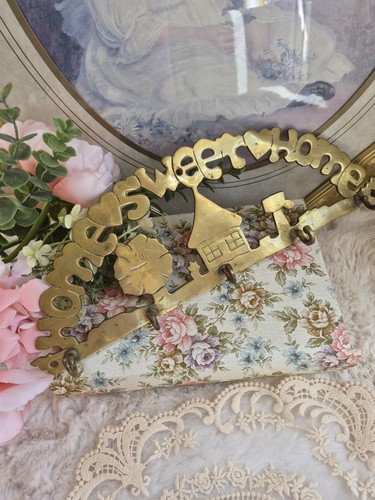 Vintage solid brass - solid, 'home