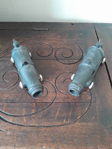 Vintage pair cast iron - of,