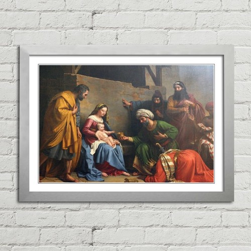 Nativity scene kings adoration - scene,