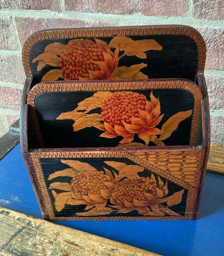 Antique poker work pyrography - poker,