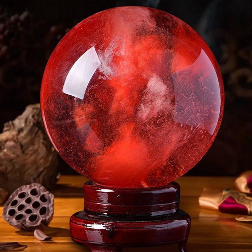 90mm large natural - 90mm, red
