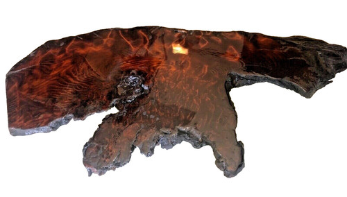 Hand carved root wood table - wood,