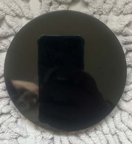 Black obsidian crystal scrying - black,