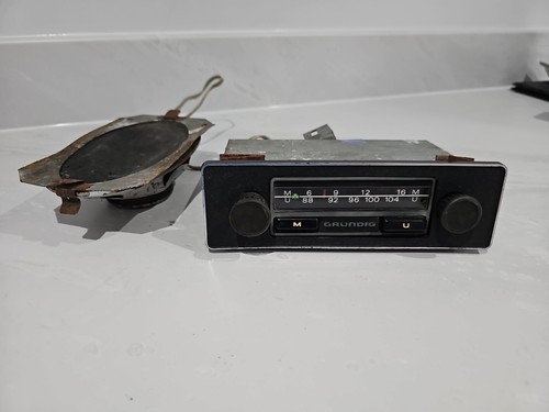 Vintage grundig car stereo - vintage,