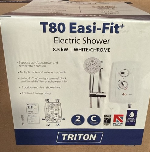 Triton electric shower 5kw - triton,