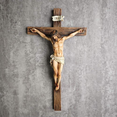 High catholic crucifix wall - catholic,