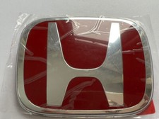 OEM HONDA FRONT RED H BADGE -