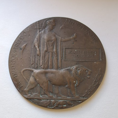 Ww1 death penny - death, memorial