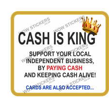 Ice Cream Van Sticker E Cash