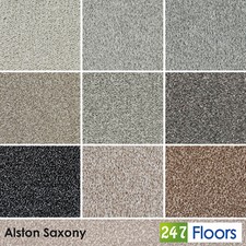 Grey Carpet Saxony 10mm Thick