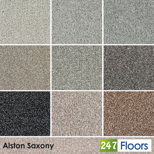 Grey carpet saxony 10mm thick - grey,